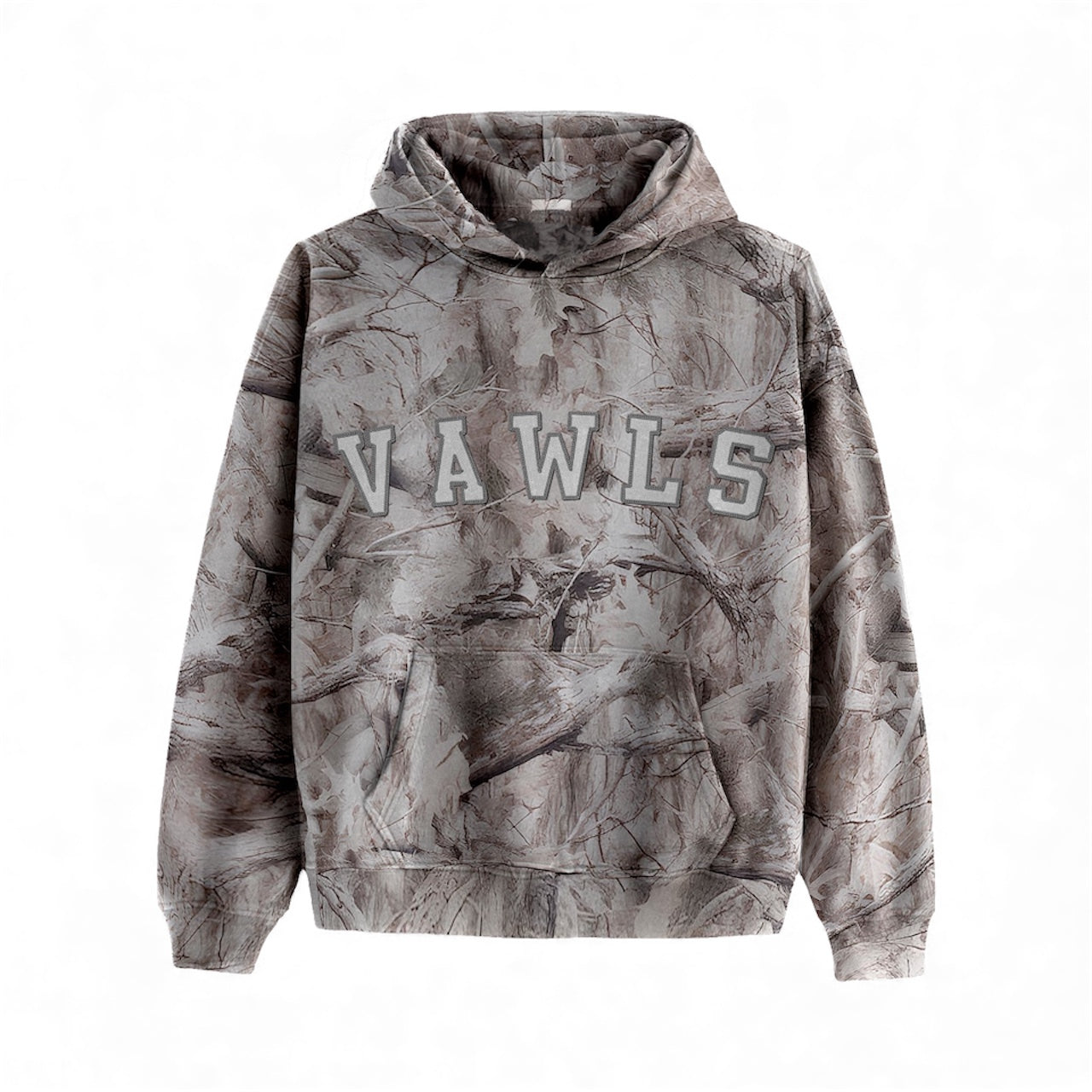 Vawls White Camo Hoodie