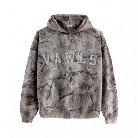 Vawls White Camo Hoodie