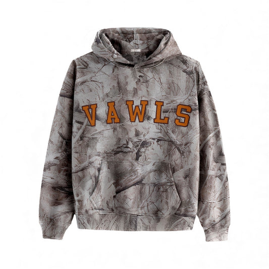Vawls Orange Camo Hoodie