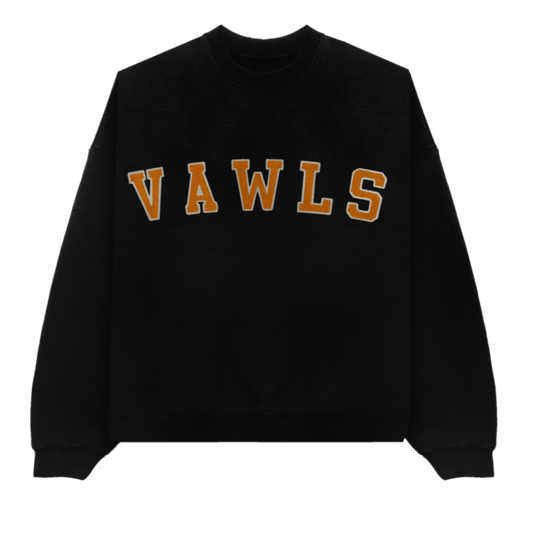 Vawls Black Crewneck