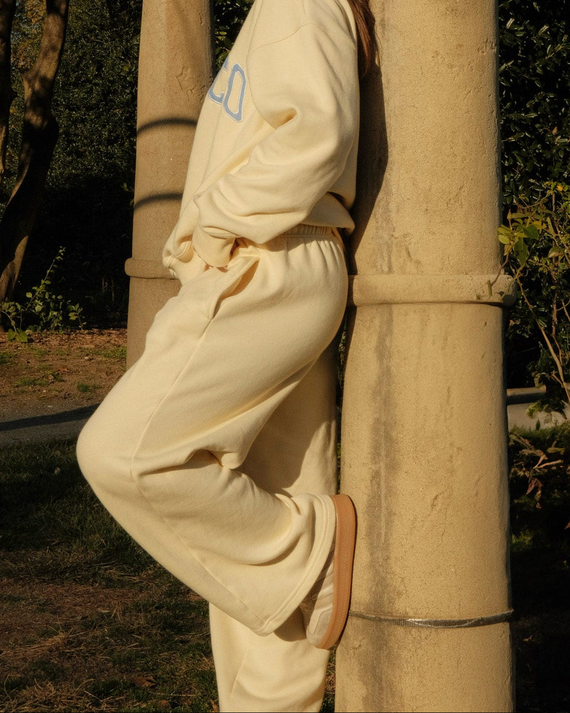 Yellow Low Waist Sweats