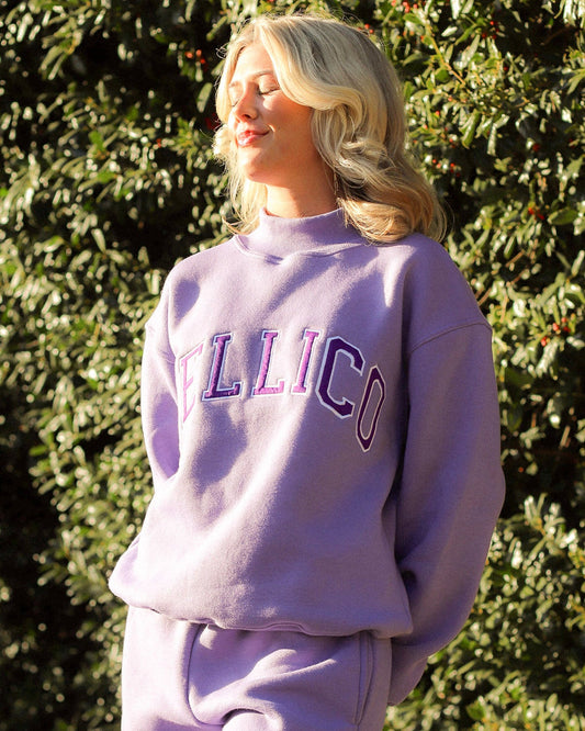 Purple Jellico Mockneck