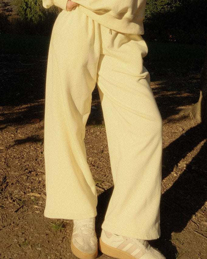 Yellow Low Waist Sweats