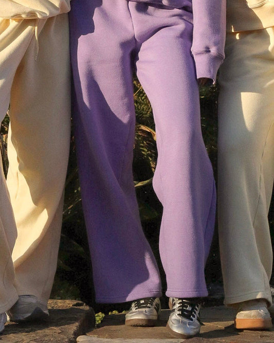 Purple Low Waist Sweats